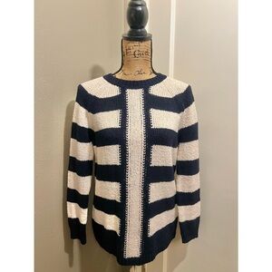 J. Crew Striped Knit Sweater